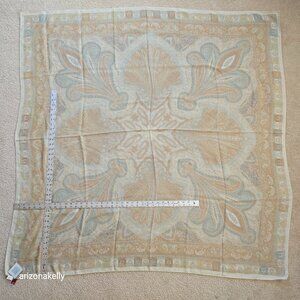 NWT Altea Wool Silk Square Scarf Lightweight